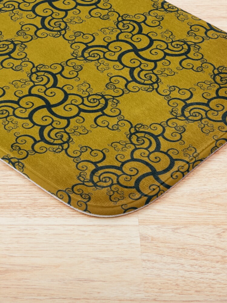 Alternate view of Swirl Damask Bath Mat