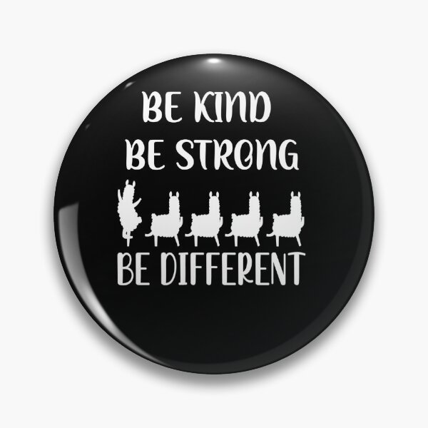 Item preview, Be kind be strong be different  designed and sold by Designhub14.