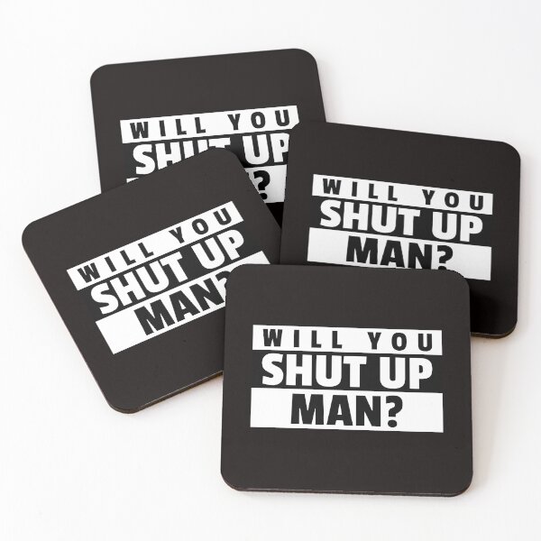 Item preview, Will You Shut Up Man?, Funny Biden Debate Quote designed and sold by sasigifts.