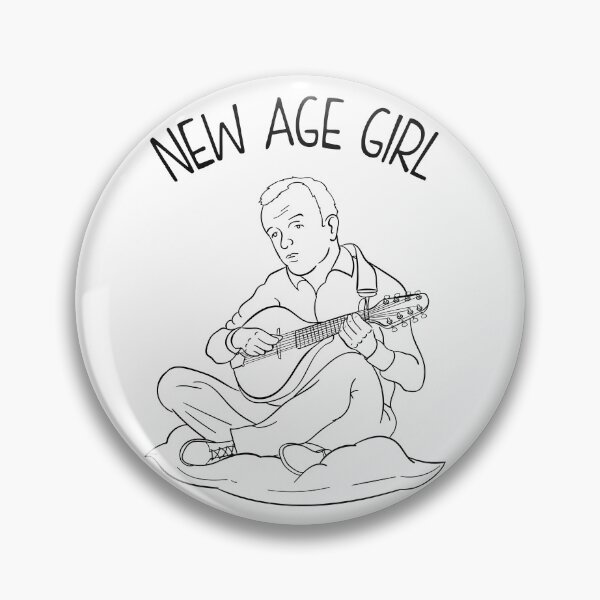 Item preview, New Age Girl - Detectorists - DMDC - Jus' the black designed and sold by Inflict Design.