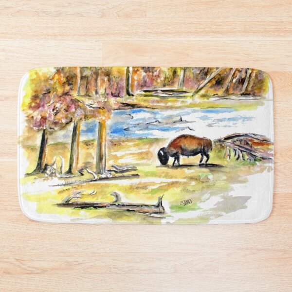 Item preview, Grazing Bison designed and sold by Clyde J. Kell.