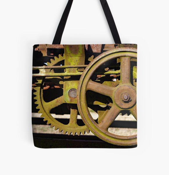 Hand Winch All Over Print Tote Bag
