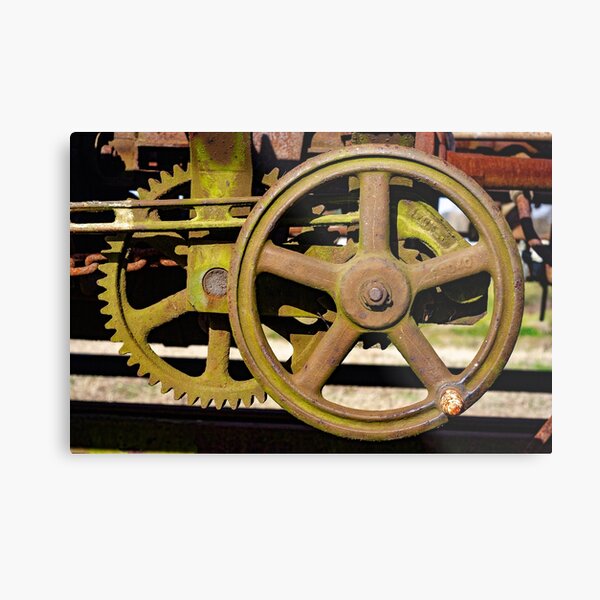 Hand Winch Metal Print