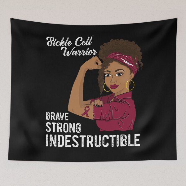 Item preview, Sickle Cell Warrior Indestructible Survivor Awareness designed and sold by ZNOVANNA.