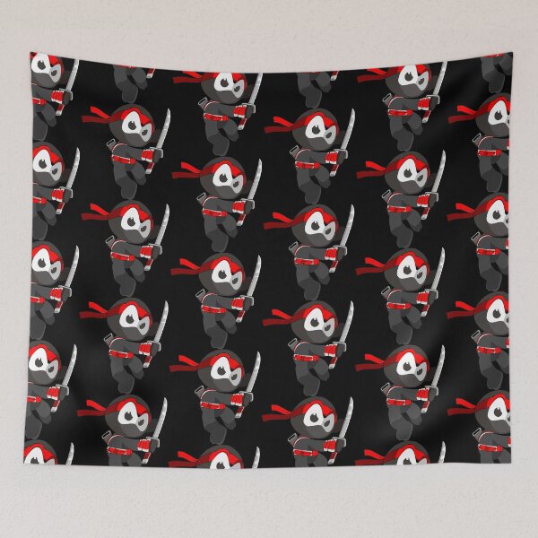 Item preview, Blood red ninja warrior stealth mode designed and sold by Deegital18.