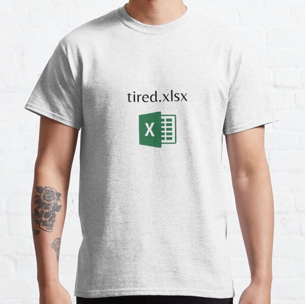 microsoft excel t shirt
