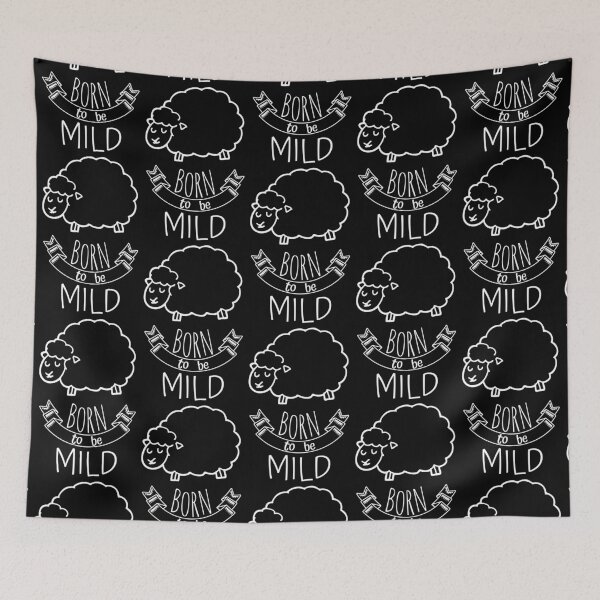 Item preview, Born to be Mild - cute sheep designed and sold by RIVEofficial.