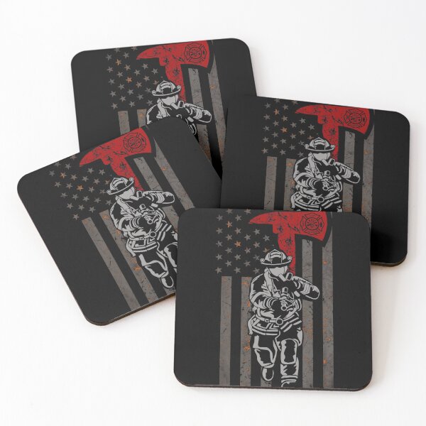 Item preview, Thin Red Line Firefighter American Flag Support Firefighters Family designed and sold by NomYen ..