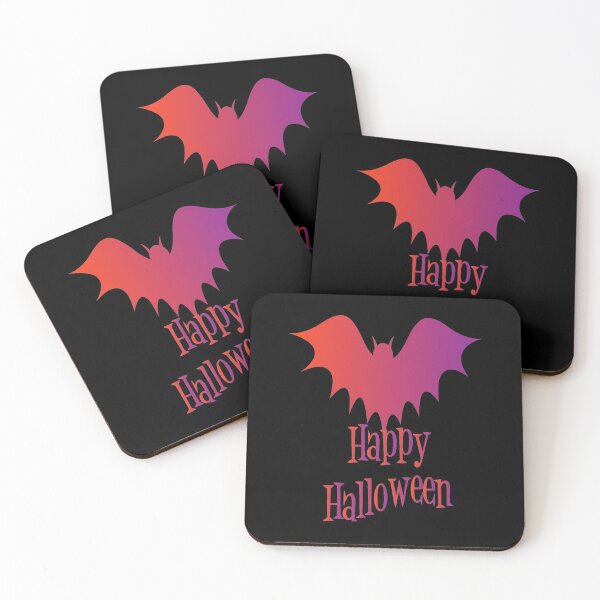Item preview, Happy Halloween multi color Bat designed and sold by Type-Design.