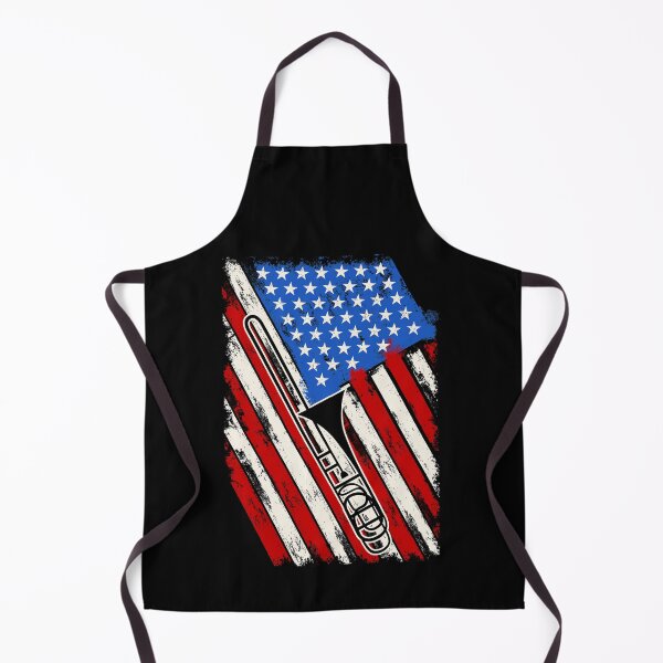 Item preview, Marching Band US Flag Trombone designed and sold by bestshirtdesign.