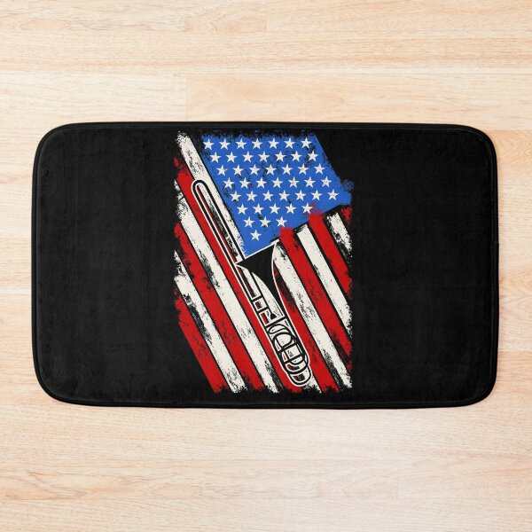 Item preview, Marching Band US Flag Trombone  designed and sold by bestshirtdesign.