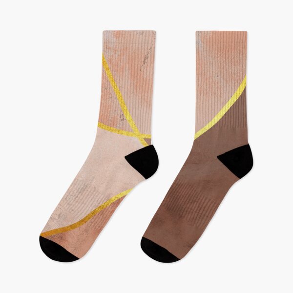 Item preview, Geometric marble print, color blocking brown designed and sold by ColorsHappiness.