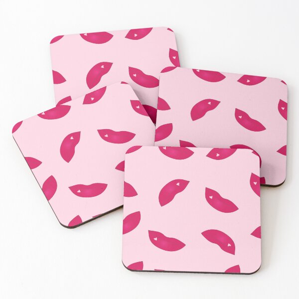 Item preview, Colorful pattern with sponges on a pink background.  designed and sold by TanaLuna.