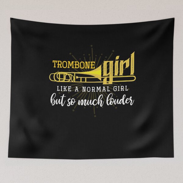 Item preview, Girl Trombonist Trombone  designed and sold by bestshirtdesign.