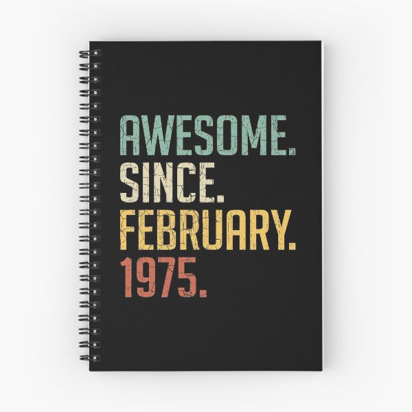 Item preview, Awesome Since February 1975 46th Birthday Gift 46 Years Old Vintage February 1975 designed and sold by Takatv.