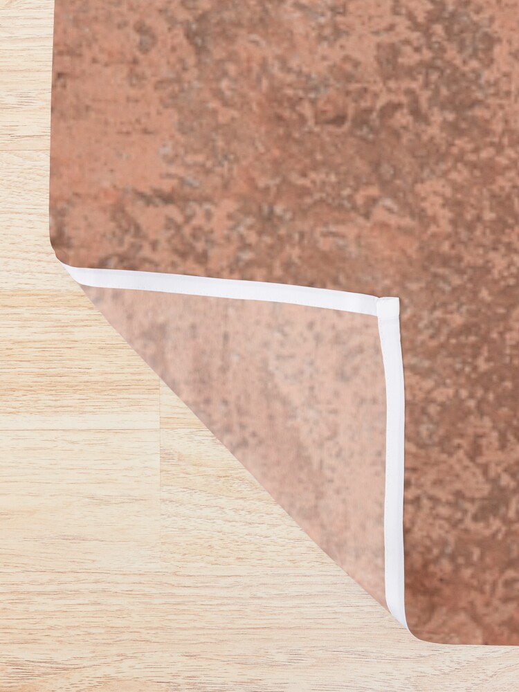 Alternate view of Beige concrete texture Shower Curtain