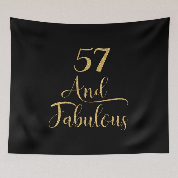 Item preview, Women 57 Years Old And Fabulous 57th Birthday Party graphic designed and sold by Grabitees.