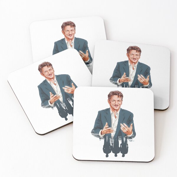 Item preview, Sean Penn - An illustration by Paul Cemmick designed and sold by TIGERDAVER.