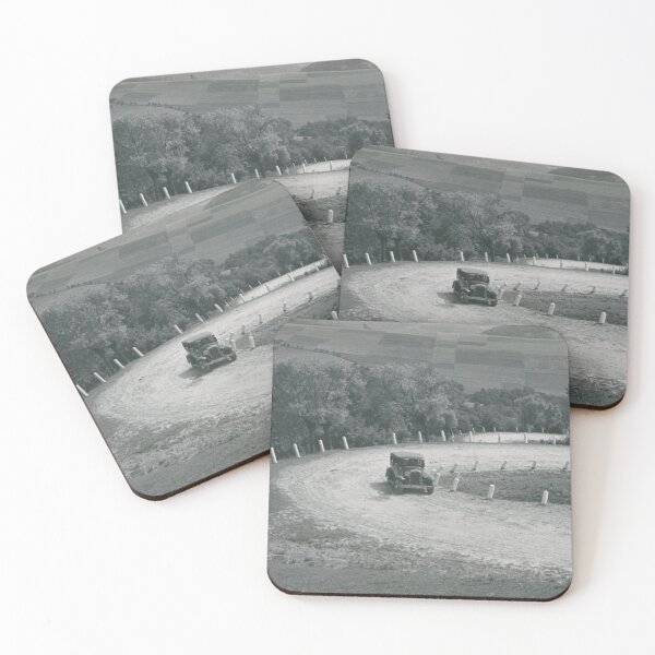 Item preview, Vintage Classic Old Car in the Coutryside - Black and White Interwar Period Photography designed and sold by Vintage-TM.