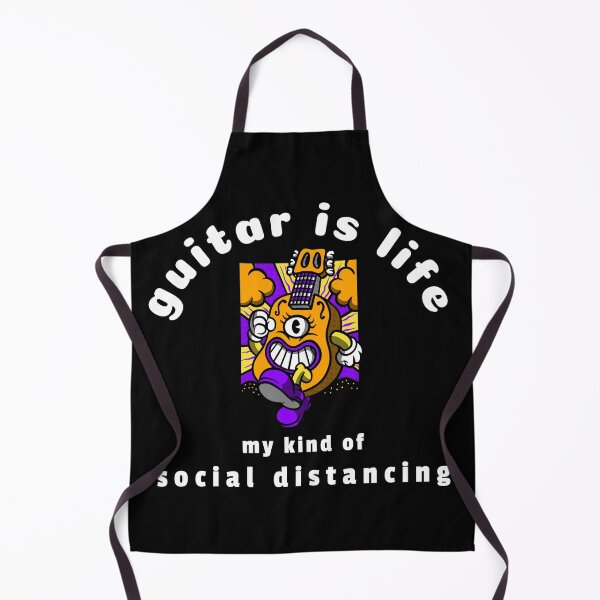 Item preview, Guitar is life, Monster Guitar, My Kind of Social Distancing designed and sold by boisebug.