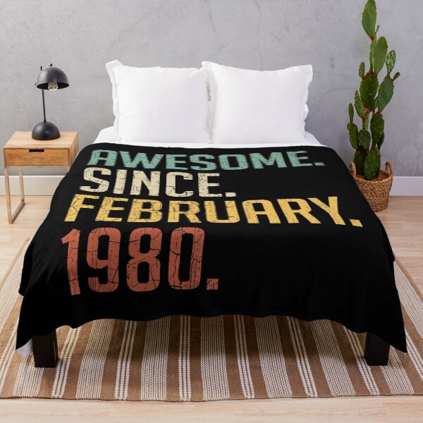 Item preview, Awesome Since February 1980 41st Birthday Gift 41 Years Old Vintage February 1980 designed and sold by Takatv.