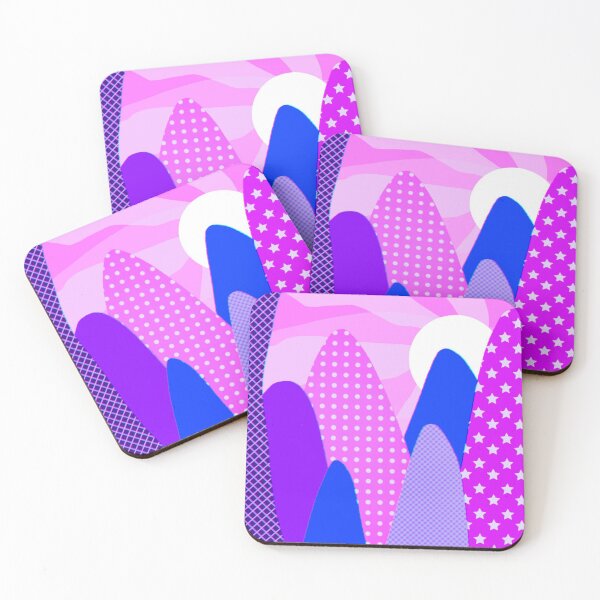 Item preview, cyberpunk pattern landscape hills designed and sold by WanderAesthetic.