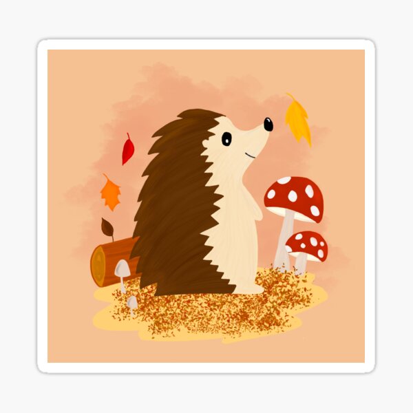 Cute Hedgehodge Sticker
