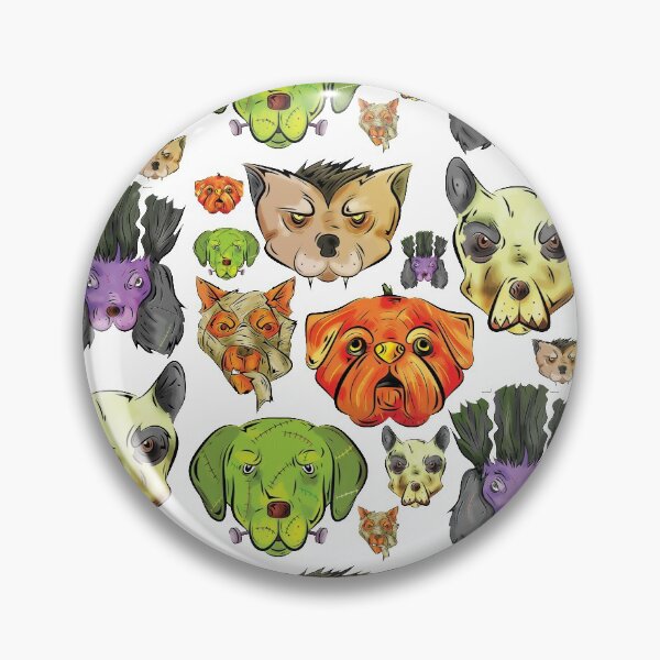 Aperçu de l'œuvre Collection de chiens d'Halloween créée et vendue par thisislaz.