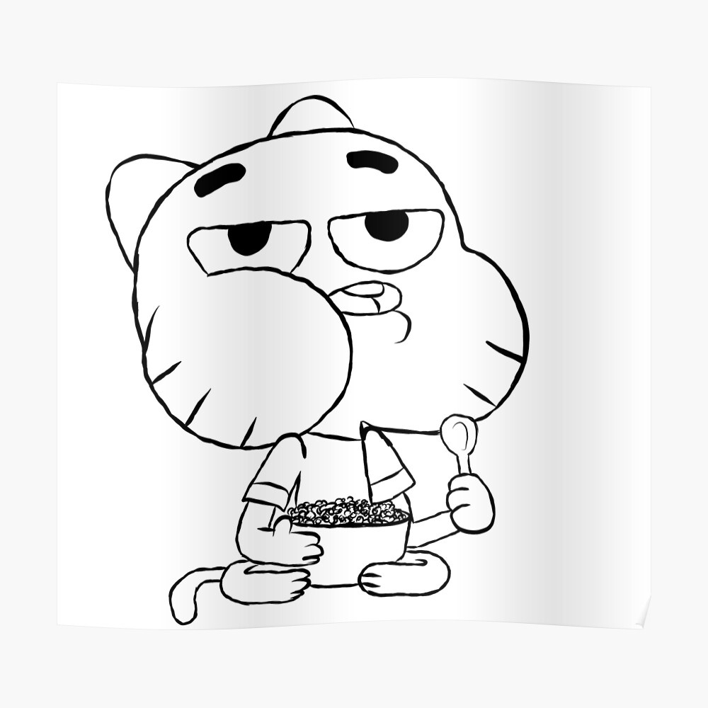 Eating Gumball (sketch)