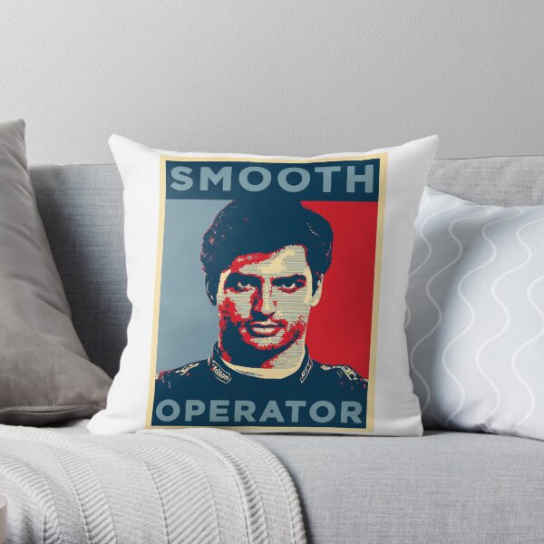 Carlos Sainz Smooth Operator Throw Pillow
