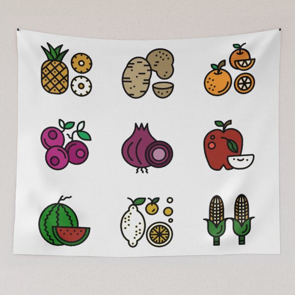 Item preview, Cut fruits and vegetables designed and sold by Midhuna.