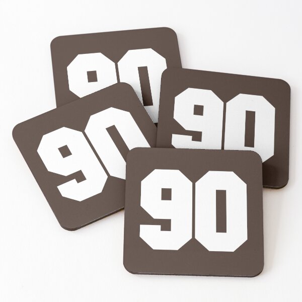 Item preview, 90 Number Cleveland Sports Ninety Brown Jersey designed and sold by HelloFromAja.