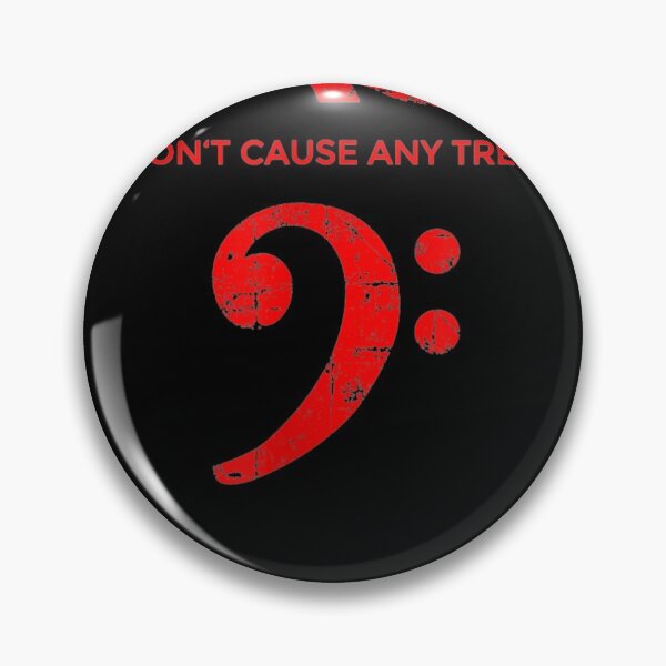 Item preview, I won't cause any Treble VintageRot Bassisten Bass designed and sold by Micah-Hahn-93.