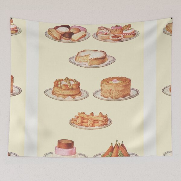 Item preview, Assorted Sweets and Gateaux - Classic Mrs Beetons cook book artwork designed and sold by Vintage Designs +.