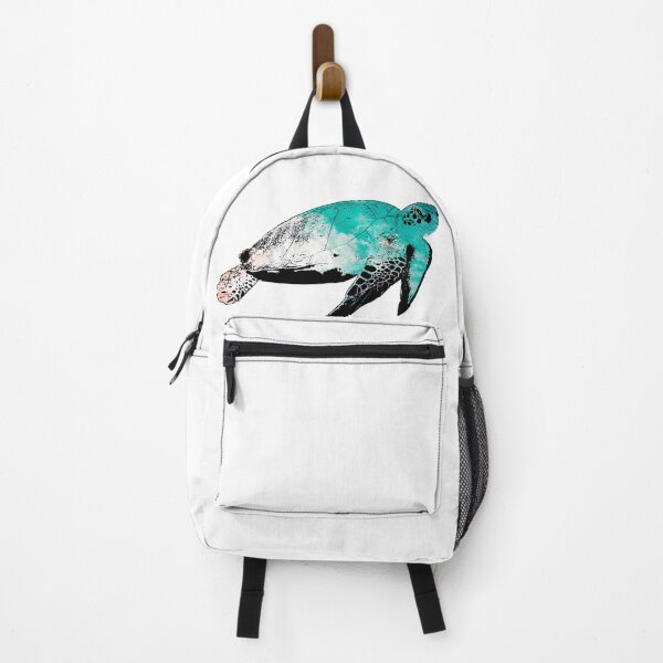 Item preview, Blue Turtle with Ocean Waves Background designed and sold by Nxt-Lvl-Awesome.