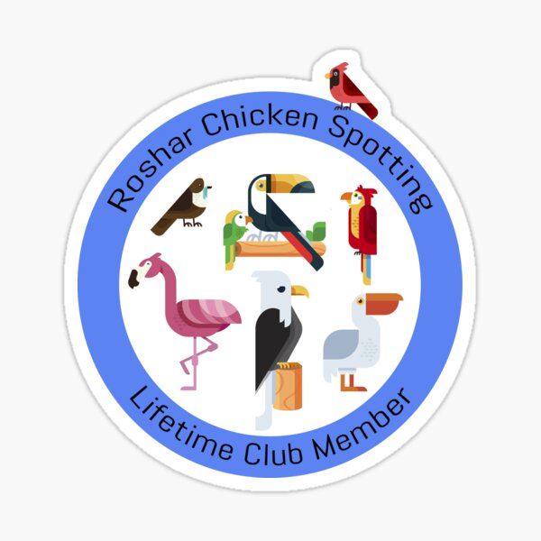 Chicken Spotting Sticker