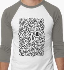 Camiseta ¾ estilo béisbol El búho