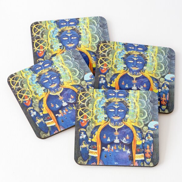 Item preview, Blue Tibetan Deity designed and sold by ricoflinn.