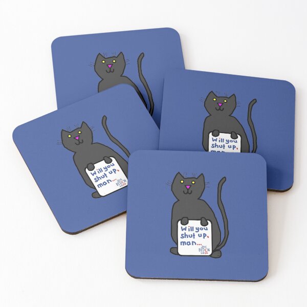 Item preview, Cute Cat with Joe Biden First Debate Quote designed and sold by ellenhenry.
