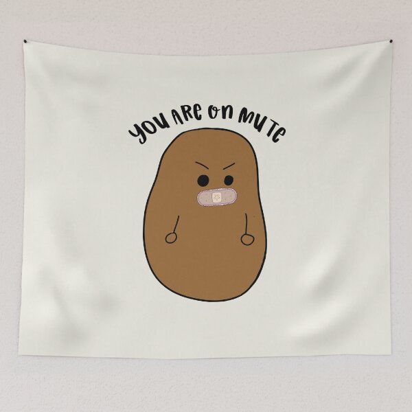 Item preview, Estás en Mute Angry Potato designed and sold by GrimButterfly.