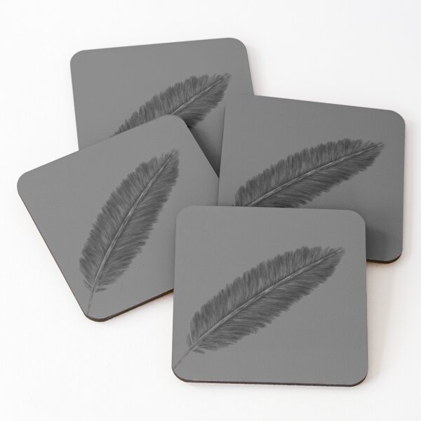Item preview, Black and white feather designed and sold by irmasarts.