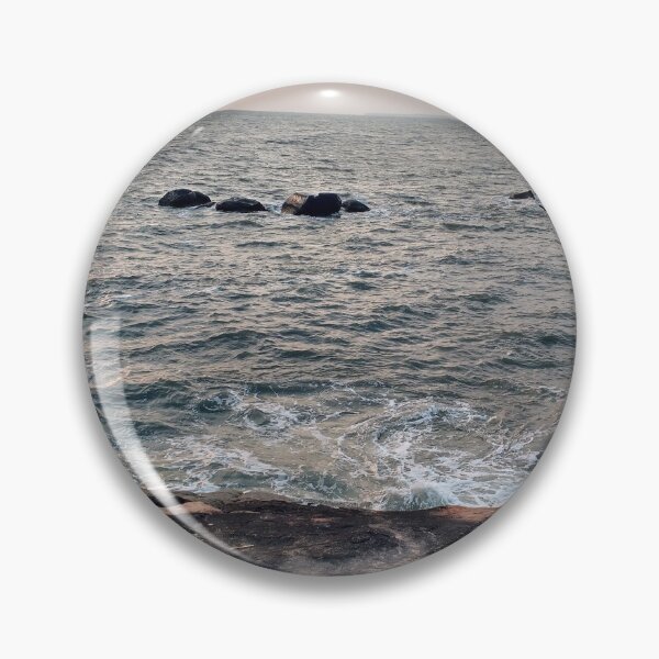 Item preview, Beautiful ocean waves orange sunset designed and sold by Khruvenaroh.