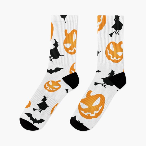 Item preview, Bat Witch Pumpkin Halloween Pattern designed and sold by MonsaviFashion.