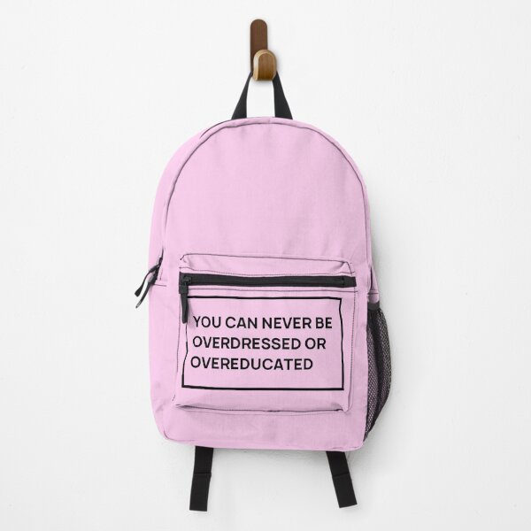 Item preview, You Can Never Be Overdressed or Overeducated Quote designed and sold by DesignByChanel.