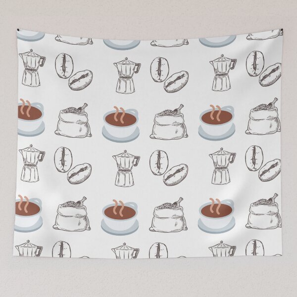 Item preview, Coffee and Caffeine Items Pattern Design Pack designed and sold by LuckyKermit.