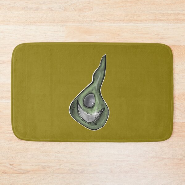 Item preview, Funny little green monster with a grin on his cheek designed and sold by emm-j.
