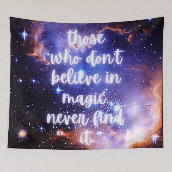 Item preview, Believe in magic- Roald dahl quote galaxy designed and sold by WanderAesthetic.