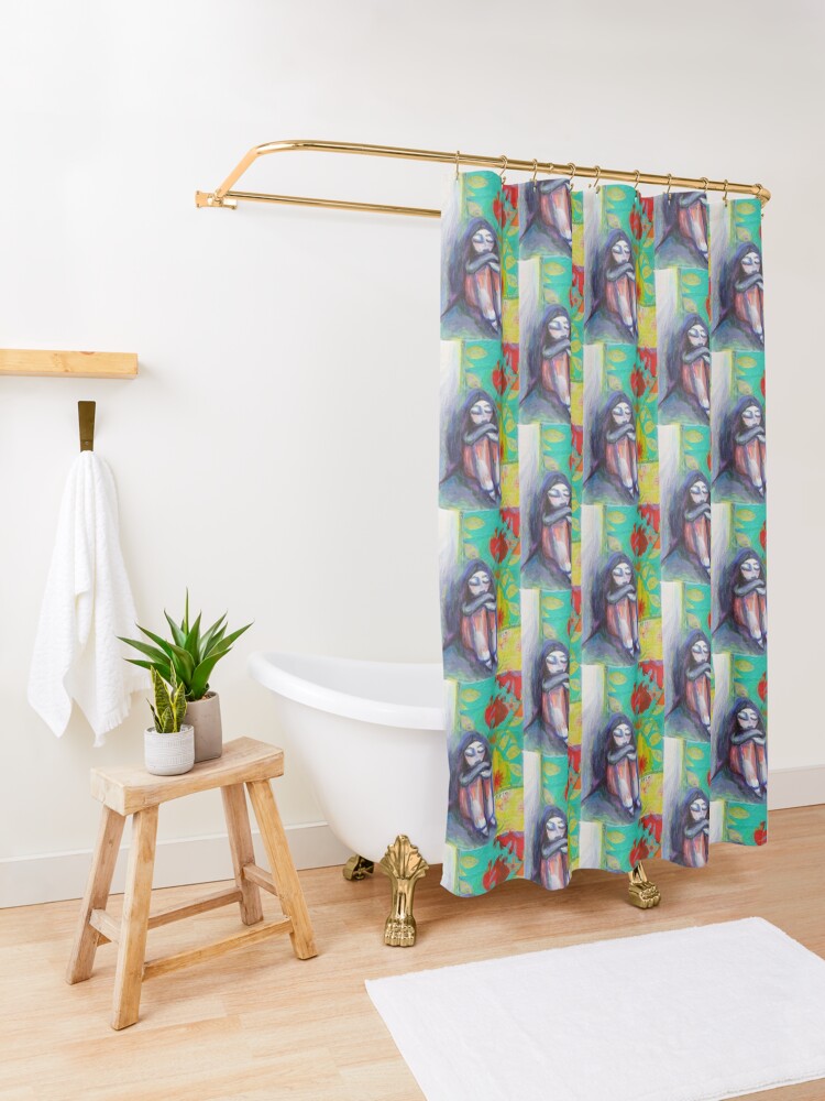 Alternate view of Hurts Shower Curtain