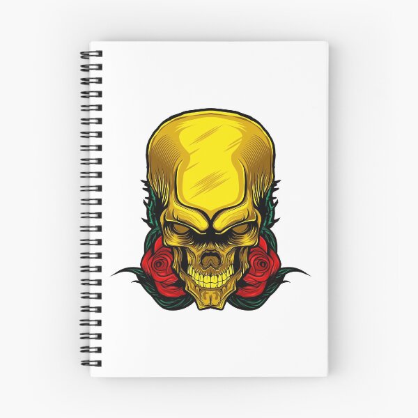 Item preview, Golden Skull Rose Skull Art designed and sold by JTS STORE.