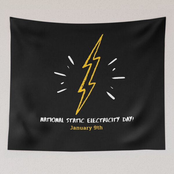 Item preview, National static electricity day January 9th designed and sold by Lisa Lucero.